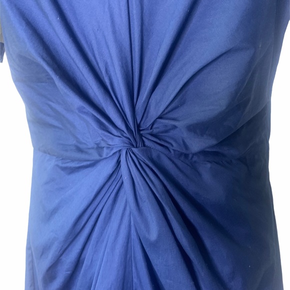 PINK by Thomas Pink Cobalt Blue Knot Tie Dress Size 4 - Picture 5 of 6